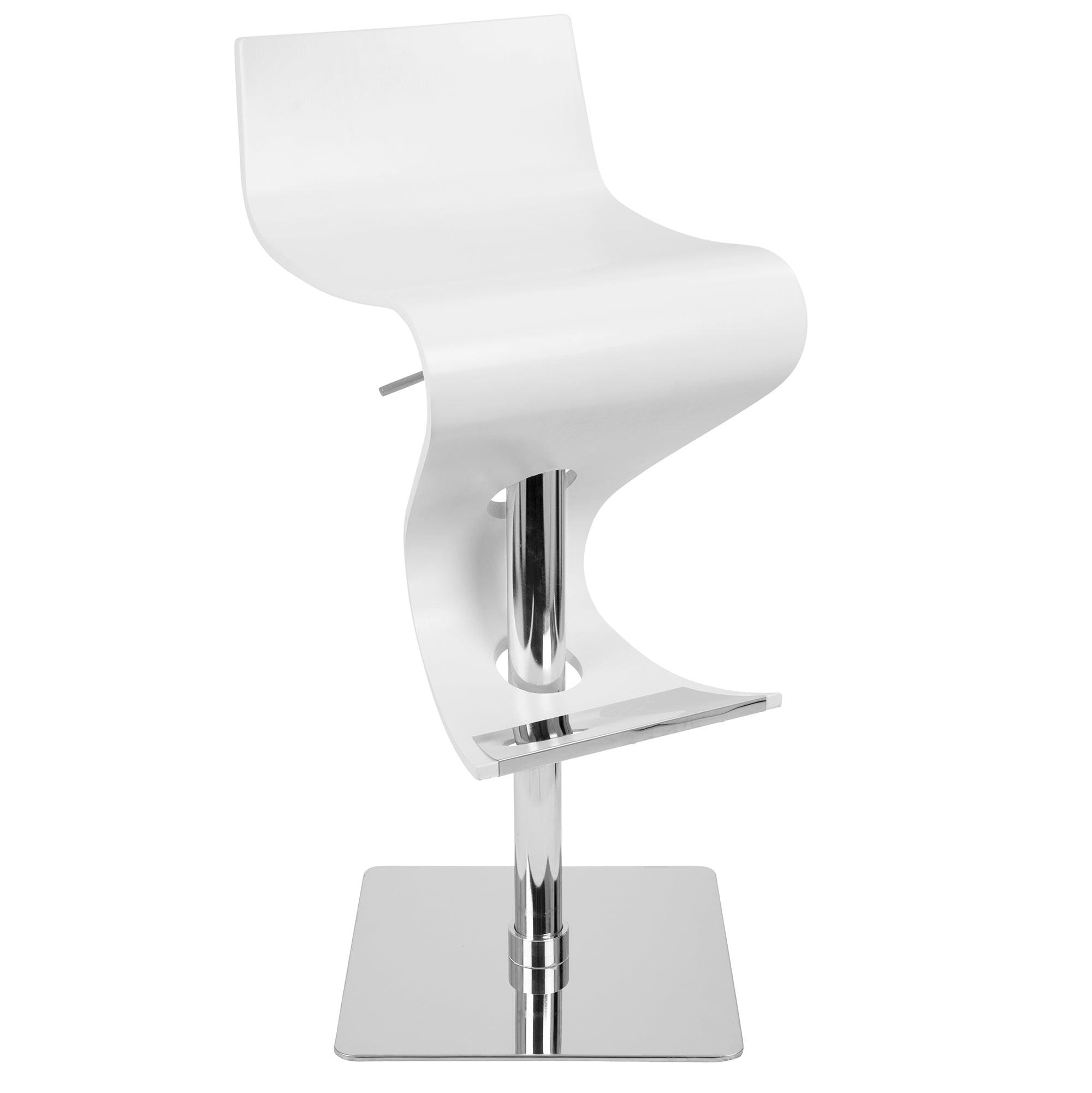 Vita Barstool - White - Euro Living Furniture